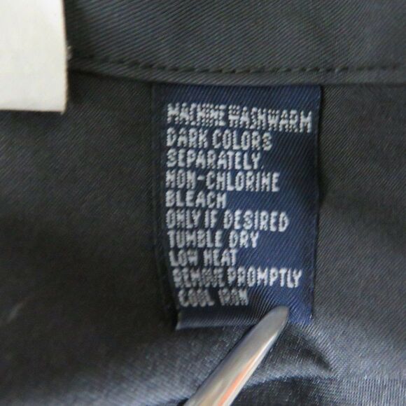 Chaps Ralph Lauren Charcoal Gray Shirt Mens L - Picture 8 of 9